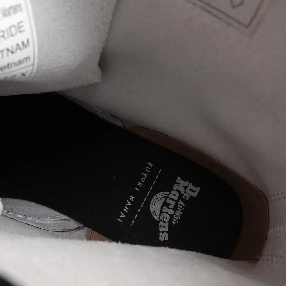 Dr. Martens Boots Unisex SZ M9 W10 BLK White 1460 Fuyuki Kanai For Pride Combat